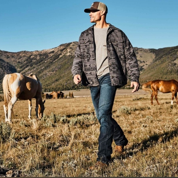 Ariat M5 Straight Slim Medium Wash Jeans 40x34 - Picture 2 of 13